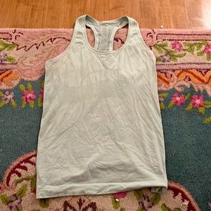 Lululemon mint/ blue swiftly tech tank